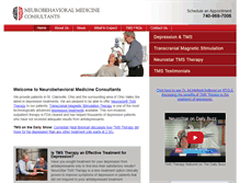 Tablet Screenshot of neurobehavioral-tms.com
